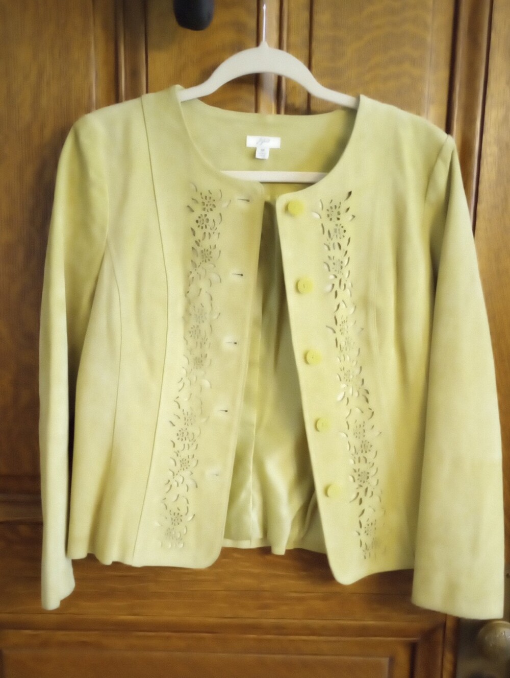 J.Jill Suede Jacket, Size XS, Look At Measurements